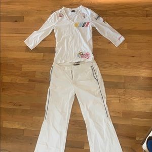 Diesel White Matching Set Size 30
